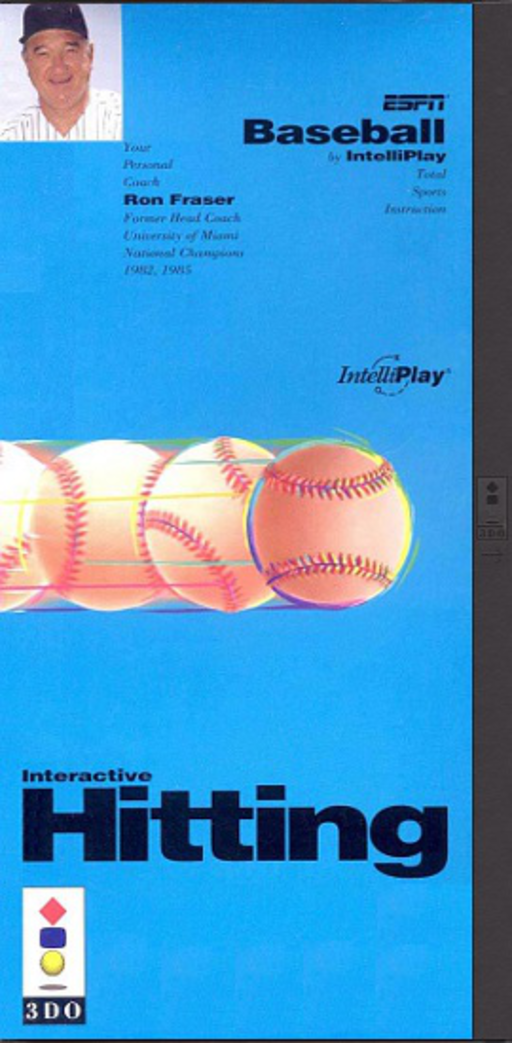 ESPN Baseball: Interactive Hitting box art for 3DO